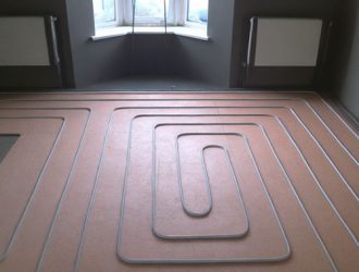 Как сделать теплый пол на даче своими руками