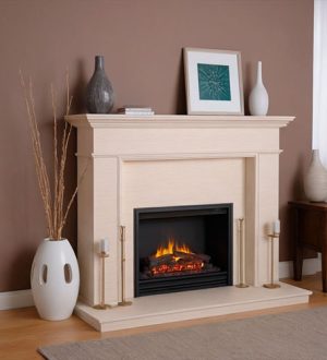 Декоративный камин из гипсокартона своими руками