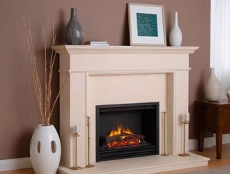 Декоративный камин из гипсокартона своими руками