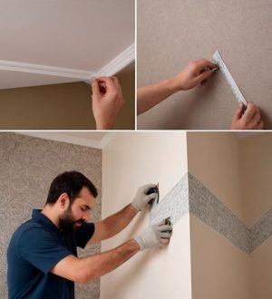 Как правильно поклеить обои в углах: пошаговая инструкция