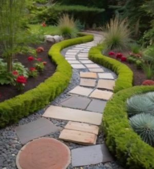 Экономим с умом: как создать стильные дачные дорожки из доступных материалов