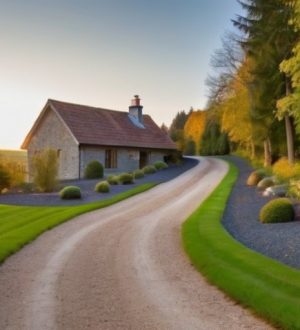 Как выбрать и уложить щебень для долговечной подъездной дороги: Полное руководство