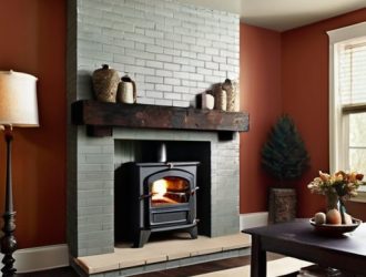 Как выбрать и нанести краску на кирпичную печь для долговечности и стиля