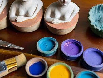 Мастерство покраски гипсовых фигур: от подготовки до уникальных декоративных эффектов