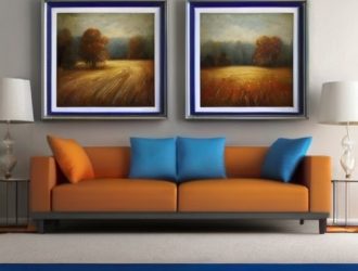 Как превратить стены в галерею: руководство по развешиванию картин в интерьере