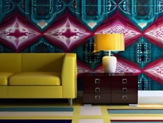Как создать стильный интерьер: секреты удачного сочетания обоев с рисунком и однотонных