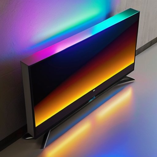 Современный LED-дисплей с яркими цветами и энергоэффективными элементами.