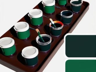 Искусство создания темно-зеленого: от теории цвета до практического применения в дизайне и искусстве