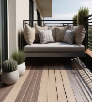 Уютный балкон: Как выбрать идеальное напольное покрытие для застекленного пространства