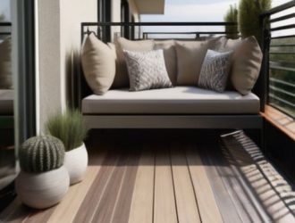 Уютный балкон: Как выбрать идеальное напольное покрытие для застекленного пространства