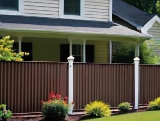 Забор из профлиста между соседями: что нужно знать для успешной установки