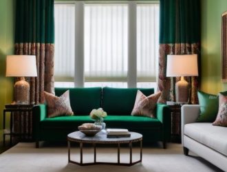 Идеальные шторы для зеленых обоев: как создать гармоничный интерьер