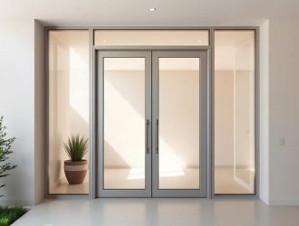 Почему двухстворчатые алюминиевые двери становятся всё популярнее