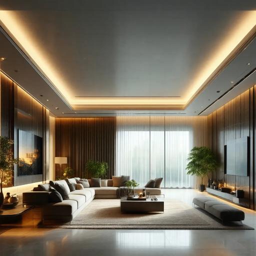 Как выбрать материал натяжного потолка: ПВХ или ткань