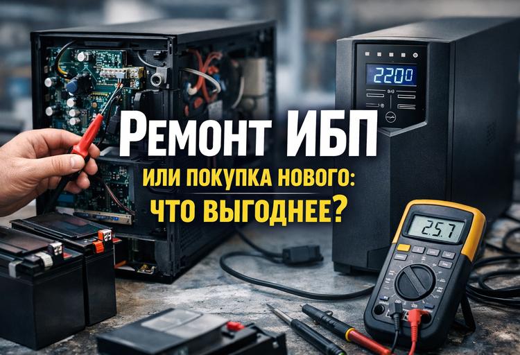 Когда ремонт ИБП выгоднее покупки нового