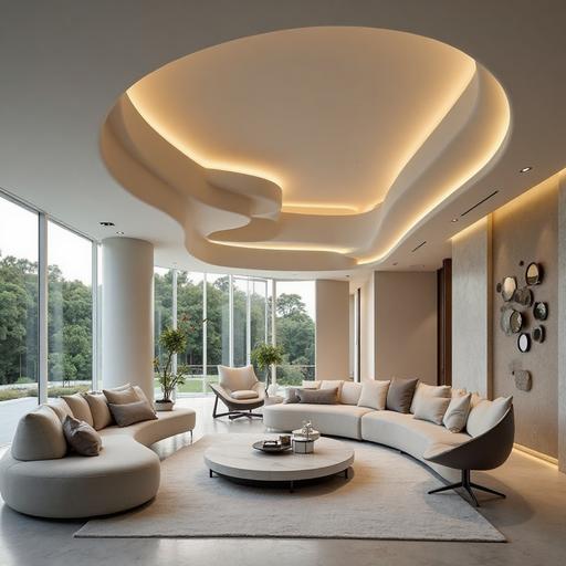 Подвесные потолки для помещений со сложной архитектурой